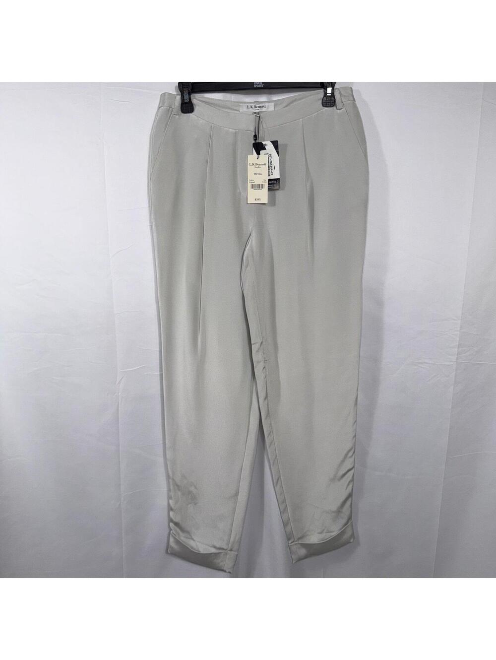 L.K. Bennett London TR/Clio Silk Pants Size US 6 / UK 10 / EU 38 NWT